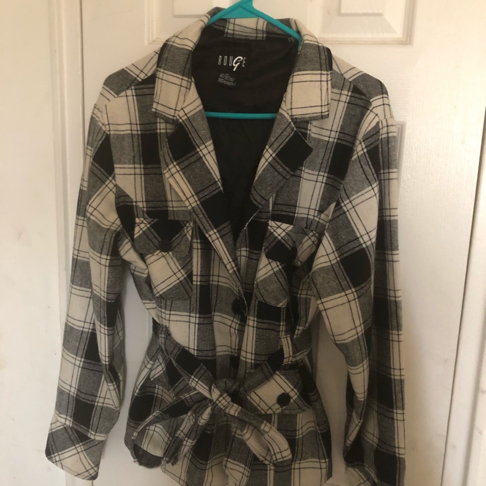 Black and white jacket